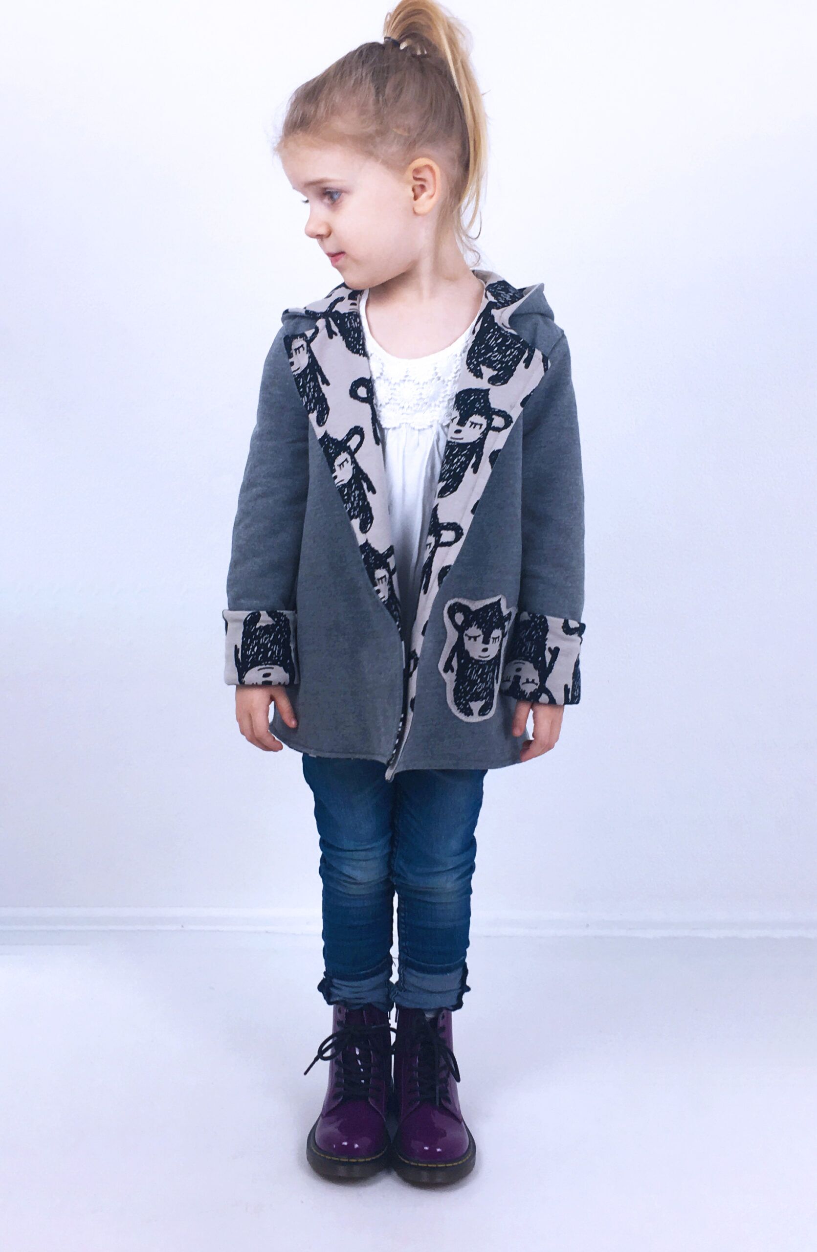 Schnittmuster Mantel, Jacke Capa (62–164) – Bild 16