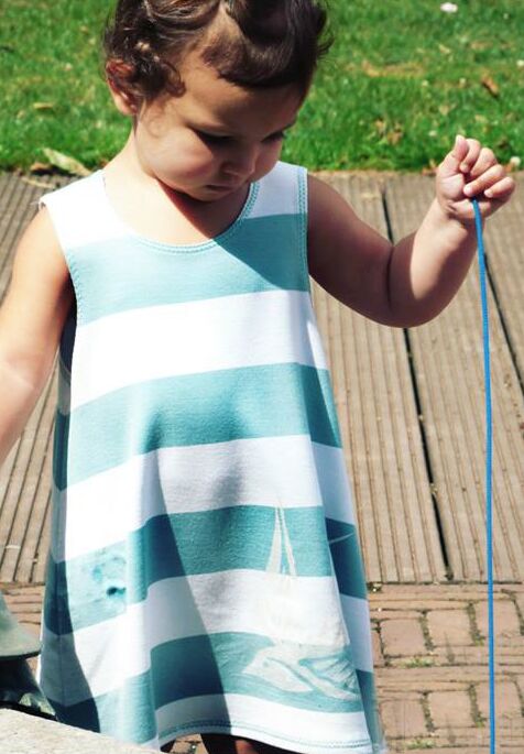 Schnittmuster Trägerkleid, Tunika Pipoca (62-164) – Bild 4