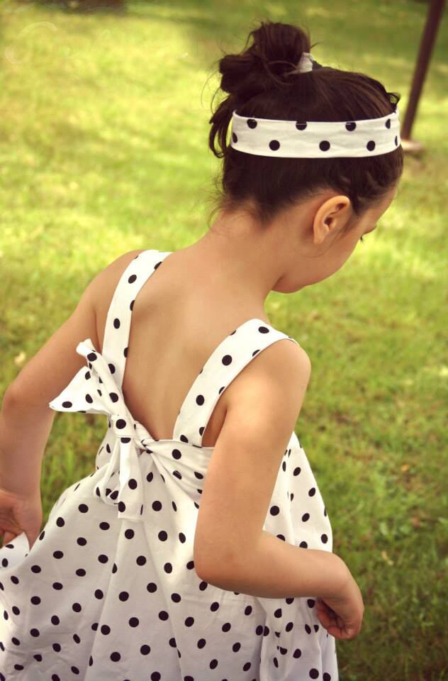 Schnittmuster Kleid, Rock mit Schleife Minina (62–158) – Bild 3