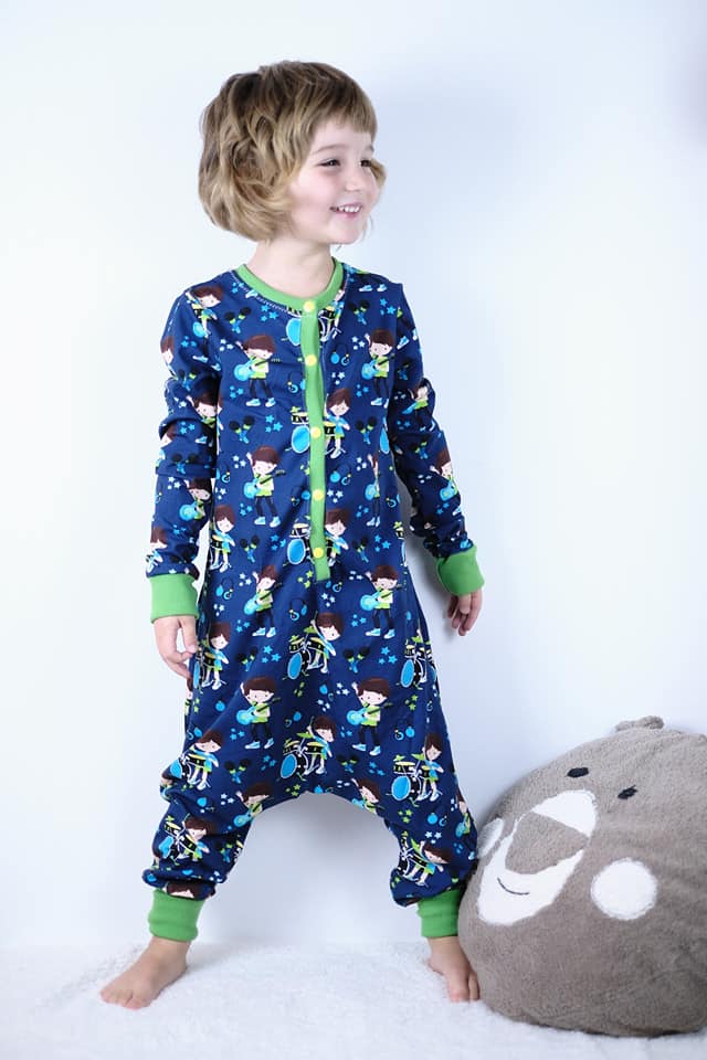 Schnittmuster Pyjama Schlafoverall Siesta (50-140) – Bild 16