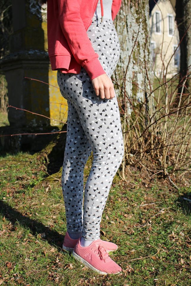 ebook Schnittmuster Umstandshose leggings schwangserschaft selber nähen Nähanleitung