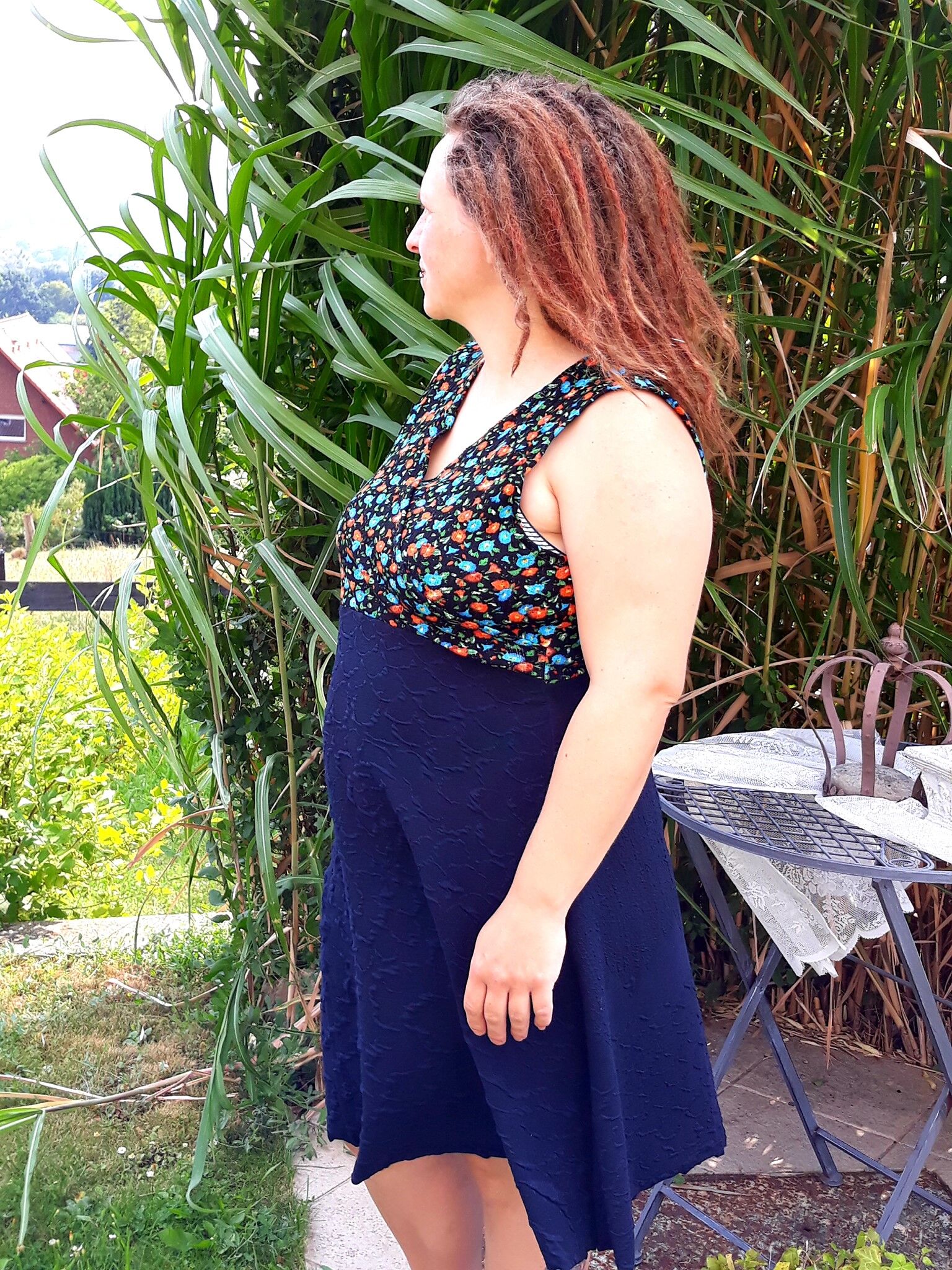 Schnittmuster Umstadskleid Schwangerschaftskleid Stillkleid DIY Umstandsmode Stillmode Schwangerschaft Kleid