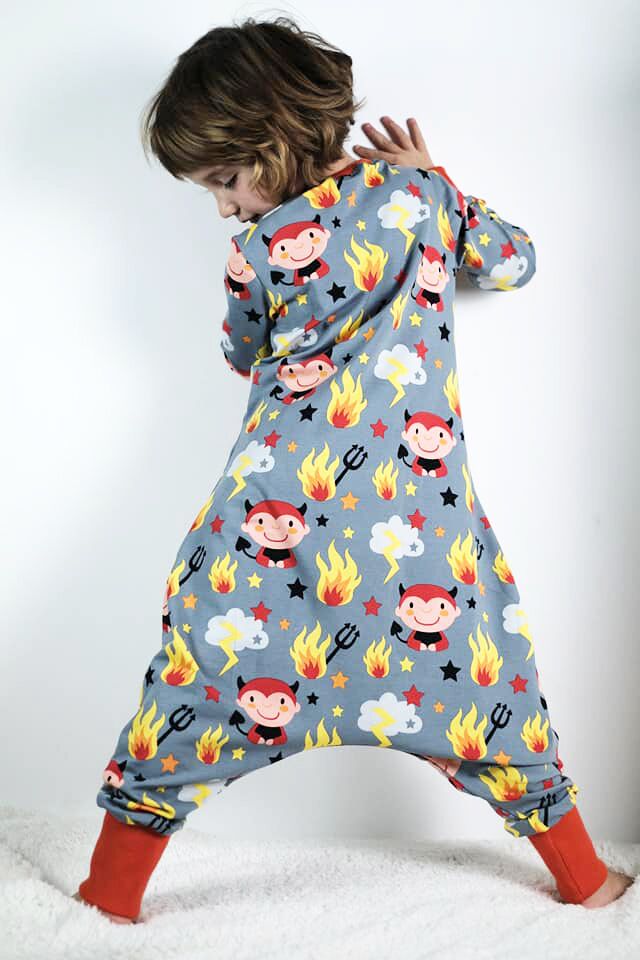 Schnittmuster Pyjama Schlafoverall Siesta (50-140) – Bild 12