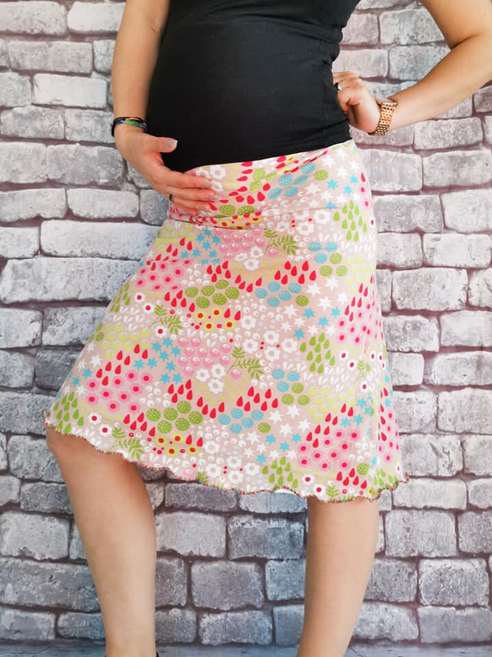ebook Schnittmuster Margriet sewing pattern maternity skirt rock schwangerschaft umstandsrock sewing diy selber nähen