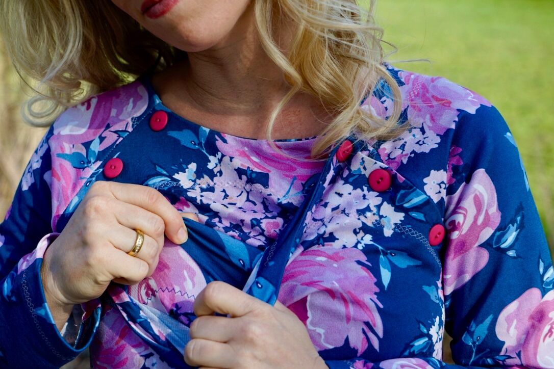 ebook Schnittmuster stillkleid stillmode Königin Mutter Nähanleitung