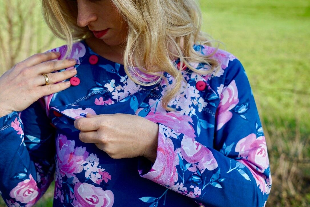 ebook Schnittmuster stillkleid stillmode Königin Mutter Nähanleitung