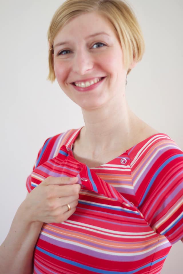 ebook Schnittmuster stillkleid stillmode Königin Mutter Nähanleitung