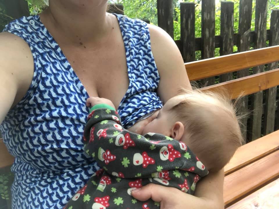 ebook Schnittmuster Stilltop Ingrid Umstandstop Stillfunktion nähanleitung königin Mutter