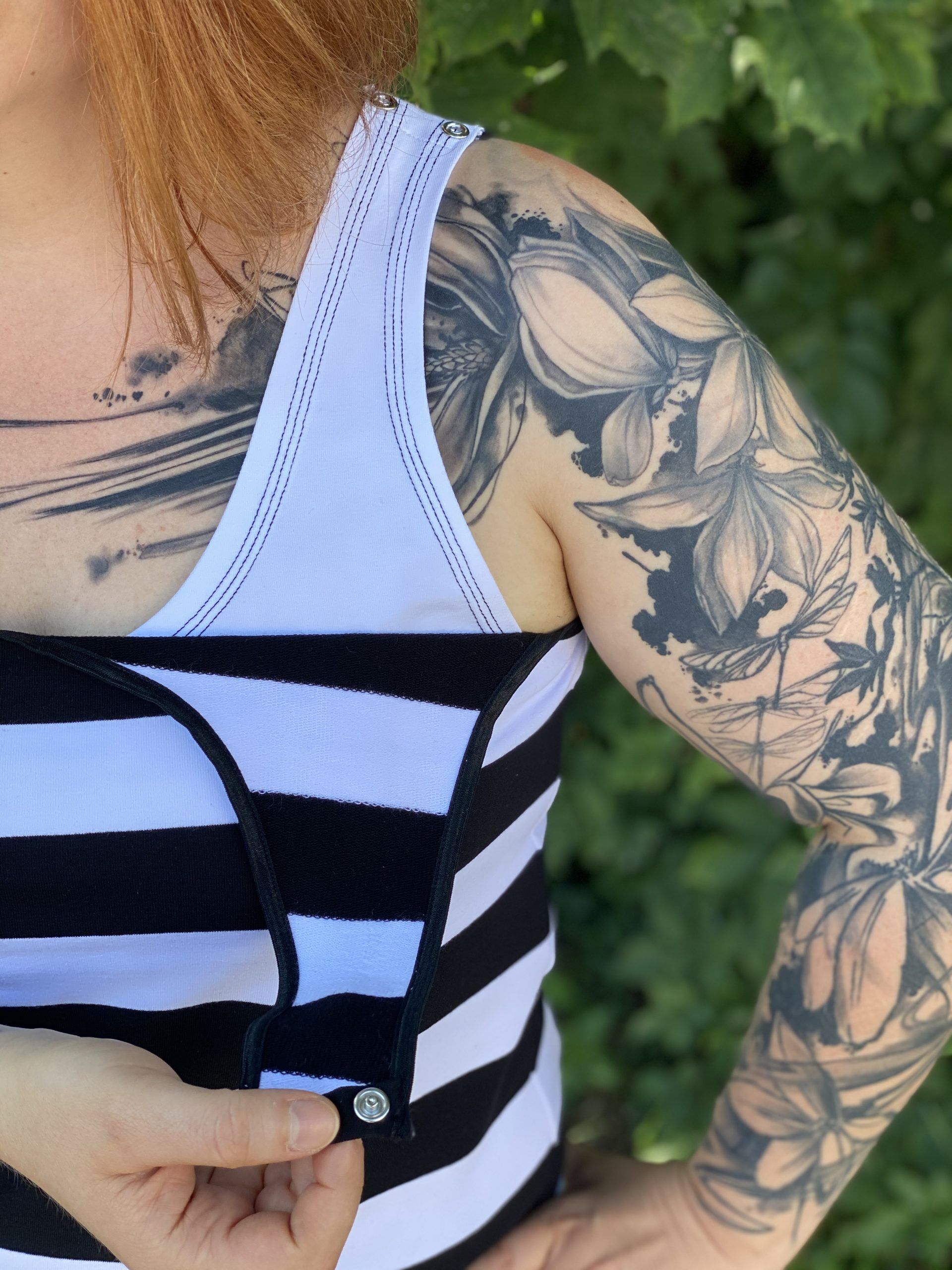 ebook Schnittmuster Stilltop Ingrid Umstandstop Stillfunktion nähanleitung königin Mutter