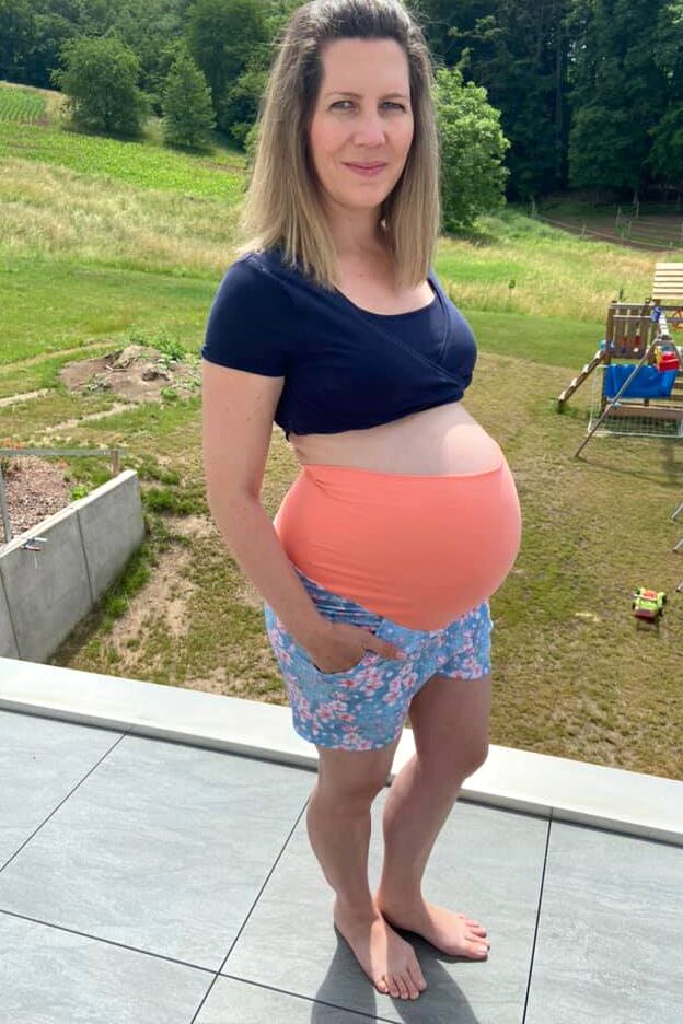 Schnittmuster Umstandsshorts Schwangerschaftsshorts shorts schwangerschaft DIY Umstandsmode