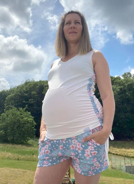 Schnittmuster Umstandsshorts Schwangerschaftsshorts shorts schwangerschaft DIY Umstandsmode