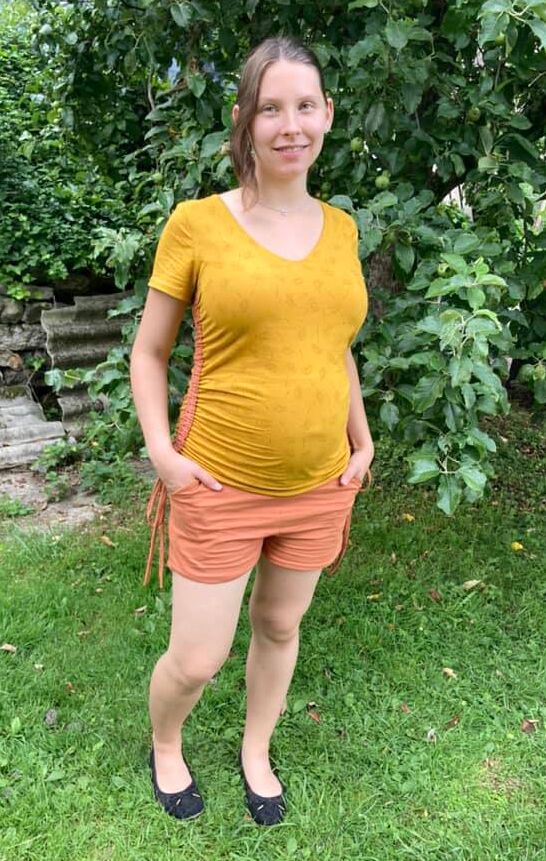 Schnittmuster Umstandsshorts Schwangerschaftsshorts shorts schwangerschaft DIY Umstandsmode