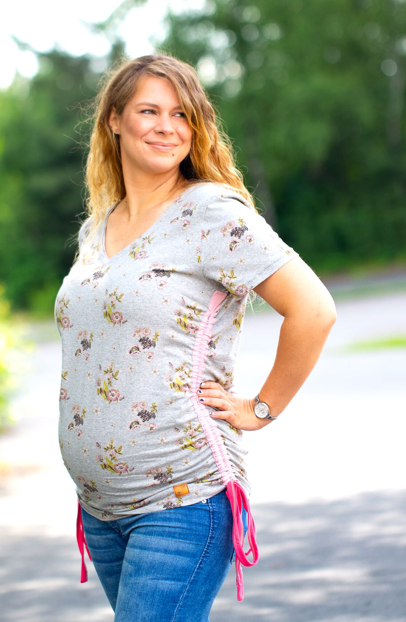 ebook Schnittmuster Umstandsshirt schwangerschaftsshirt shirt schwangerschaft langarm tshirt