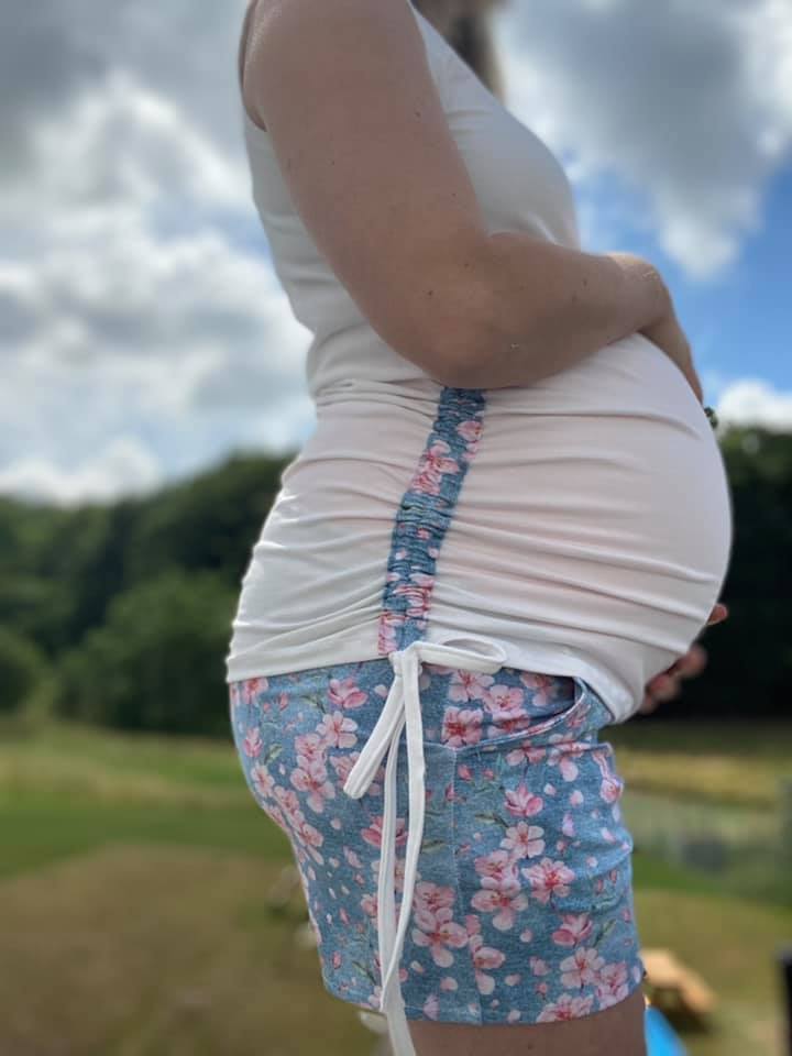 ebook Schnittmuster Umstandsshirt schwangerschaftsshirt shirt schwangerschaft langarm tshirt