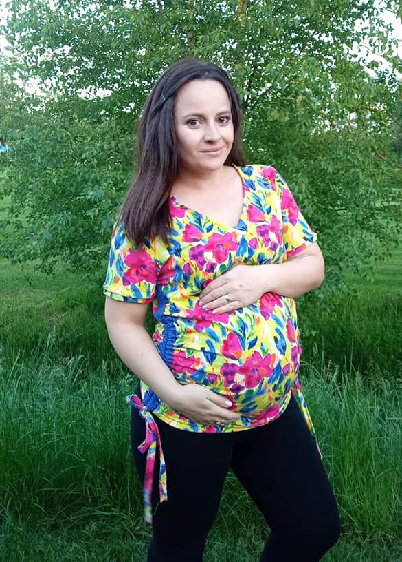 ebook Schnittmuster Umstandsshirt schwangerschaftsshirt shirt schwangerschaft langarm tshirt