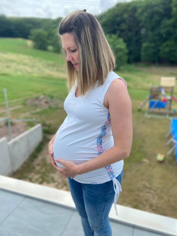 ebook Schnittmuster Umstandsshirt schwangerschaftsshirt shirt schwangerschaft langarm tshirt