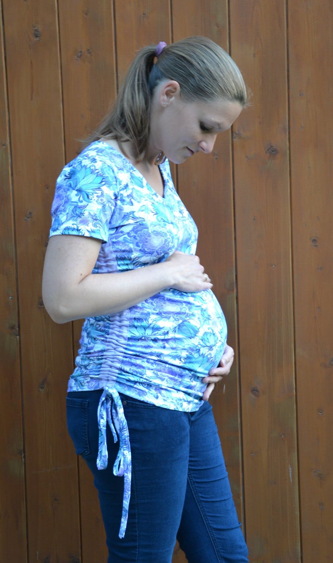 ebook Schnittmuster Umstandsshirt schwangerschaftsshirt shirt schwangerschaft langarm tshirt