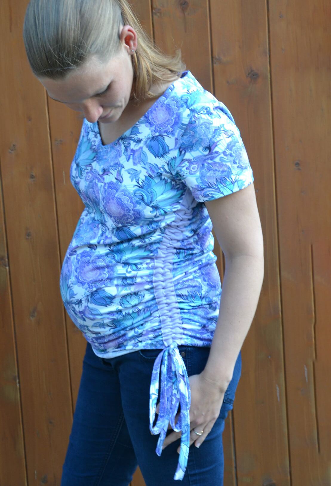 ebook Schnittmuster Umstandsshirt schwangerschaftsshirt shirt schwangerschaft langarm tshirt