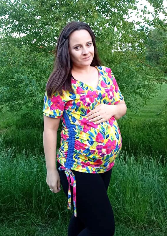 ebook Schnittmuster Umstandsshirt schwangerschaftsshirt shirt schwangerschaft langarm tshirt