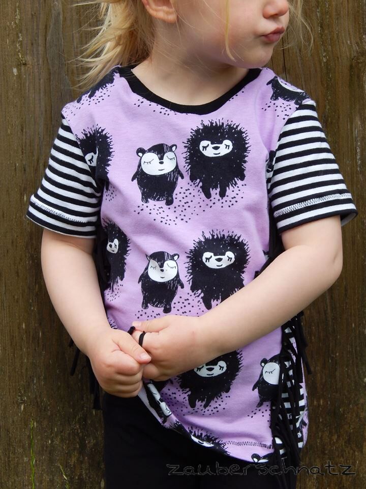 Schnittmuster Langarm Shirt T-Shirt Camisa (50-164) – Bild 14