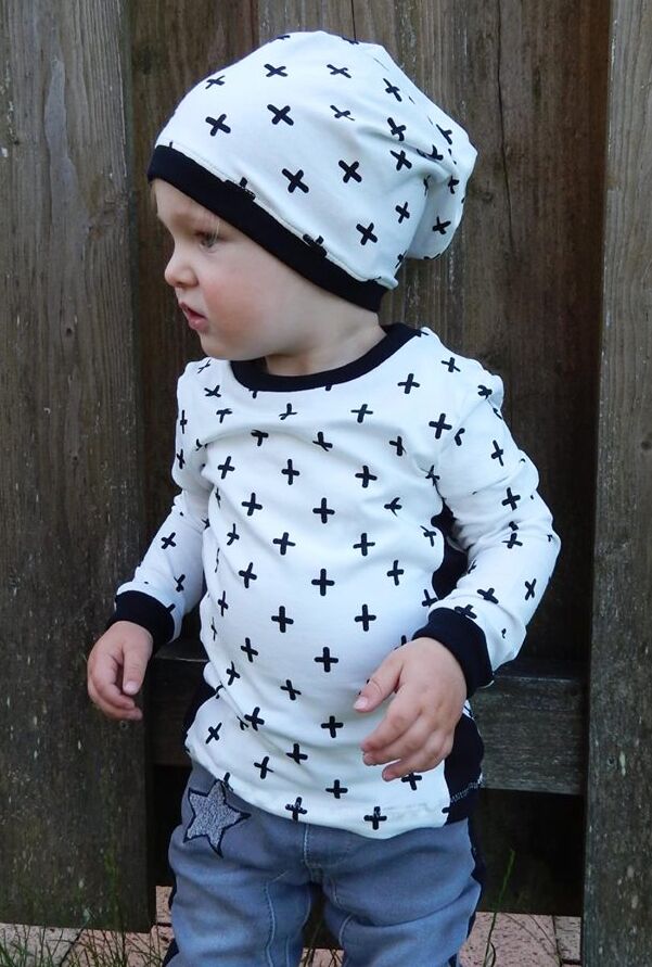 Schnittmuster Langarm Shirt T-Shirt Camisa (50-164) – Bild 21