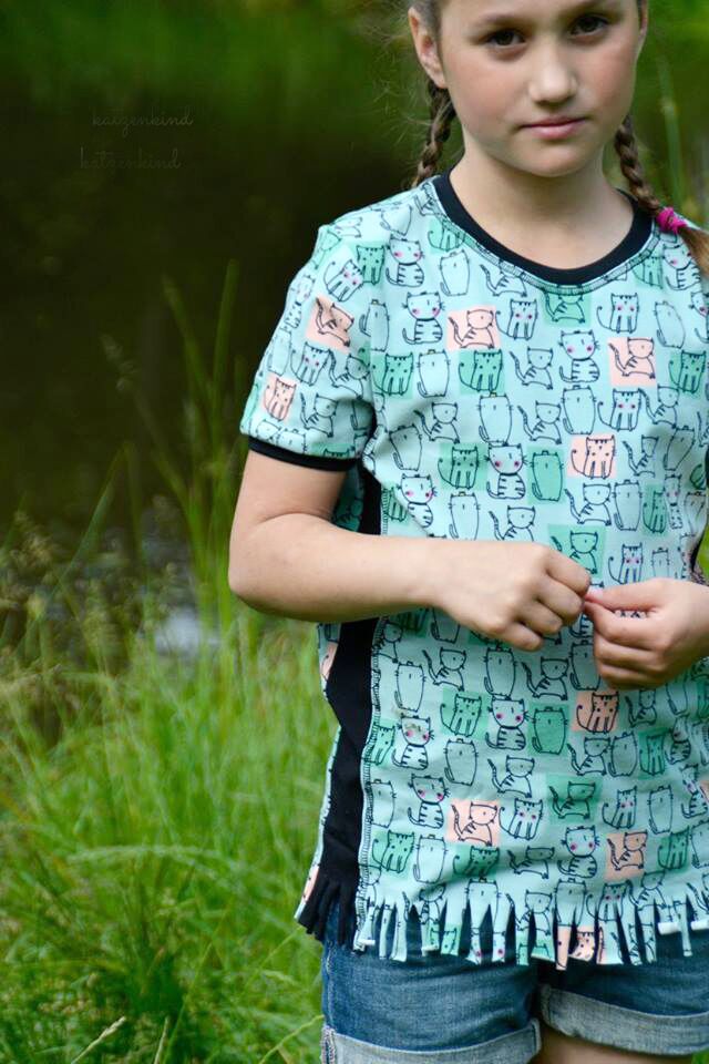 Schnittmuster Langarm Shirt T-Shirt Camisa (50-164) – Bild 26